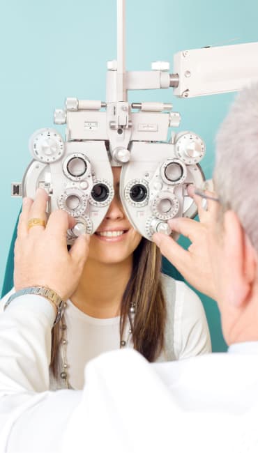 Patient eye examination